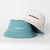 blauw wit reversible bucket hat